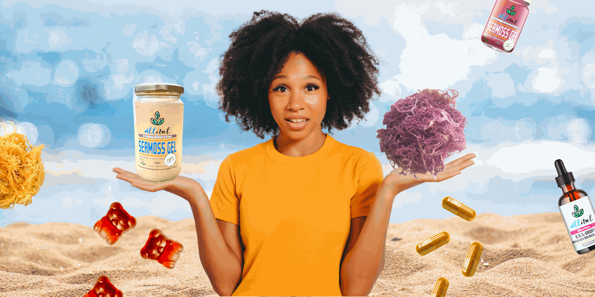 Allital Forms of Sea Moss Allital Sea Moss Products