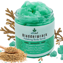 Allital Bladderwrack Polishing Aegean Sea Salt Body Scrub 200ml, Vegan Salt Scrub for All Skin Types.